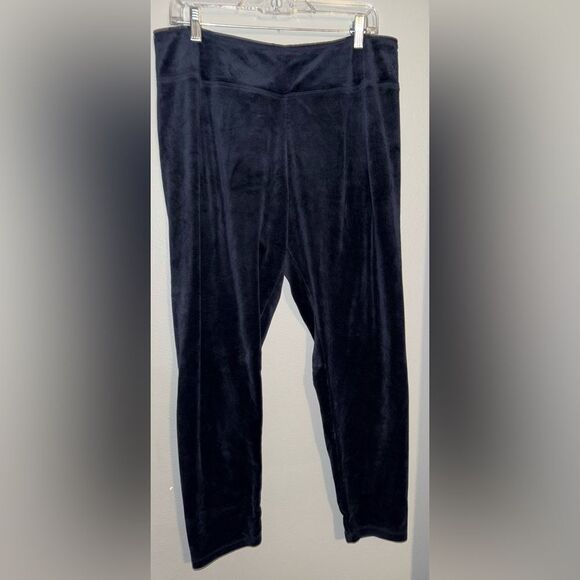Cuddl duds navy Velvet Pants XL #720 - Picture 1 of 6